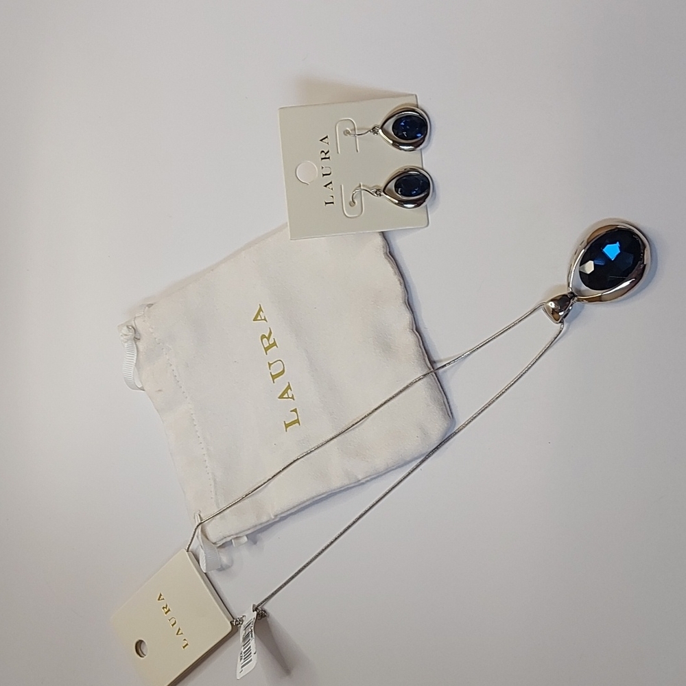 Laura earring and necklace set, NWT